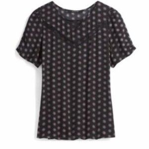 19 COOPER Matchett Lace Inset Detail Blouse